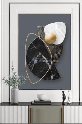 File tranh File tranh hiện đại pha lê gương KF102508 (ảnh gốc) in trần nhà