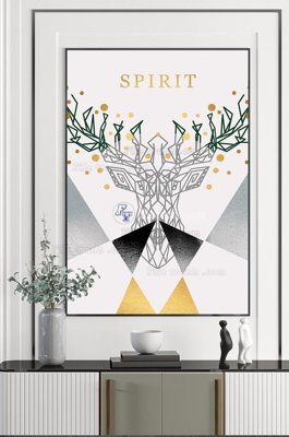 File gốc File tranh hiện đại pha lê gương KF102511 (in lụa) cao cấp