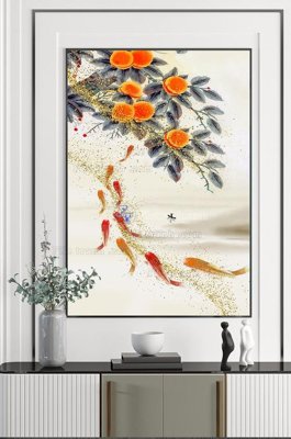 File tranh File tranh hiện đại pha lê gương KF102598 (gốc) chủ đề trẻ em