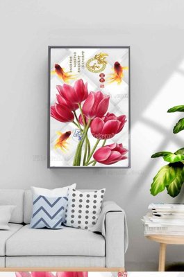 Download file File tranh hiện đại pha lê gương KF102631 (gốc) in mica bàn thờ