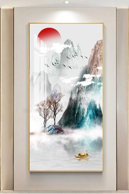 File gốc File tranh hiện đại pha lê gương KF102664 (PNG) nền trong suốt