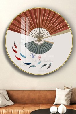 File in trần File tranh hiện đại pha lê gương KF102742 (bản gốc) đại dương