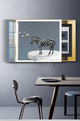 File PSD File tranh hiện đại pha lê gương KF102753 (gốc) cho in quảng cáo