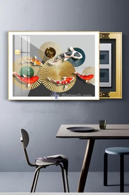 File gốc File tranh hiện đại pha lê gương KF102756 (phiên bản chuẩn) để in ấn