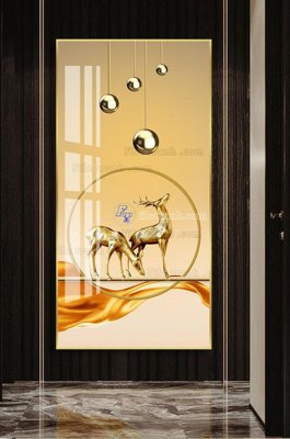 File tranh gốc File tranh hiện đại pha lê gương KF102818 (sắc nét từng chi tiết)