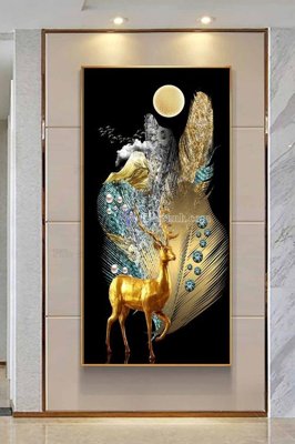 File ảnh File tranh hiện đại pha lê gương KF102826 (gốc) in backdrop sự kiện