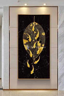 File in lụa File tranh hiện đại pha lê gương KF102834 (phong cảnh) File tranh hiện đại pha lê gương KF102834