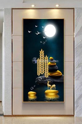 Download file tranh File tranh hiện đại pha lê gương KF102850 (file gốc PSD)