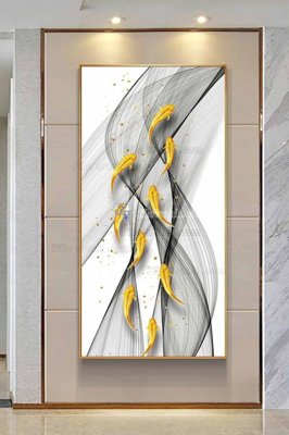 File gốc File tranh hiện đại pha lê gương KF102851 (in lụa) tranh thuận buồm