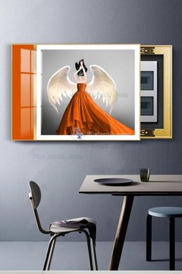 Cung cấp file tranh gốc File tranh hiện đại pha lê gương KF102915 độc quyền