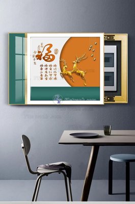 Download file tranh File tranh hiện đại pha lê gương KF102917 (file gốc PSD)