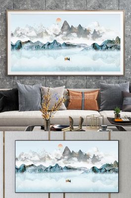 Download file File tranh hiện đại pha lê gương KF102972 (gốc) in mica đèn LED