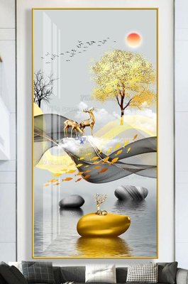 File gốc File tranh hiện đại pha lê gương KF102976 (Filetranh.com) File tranh hiện đại pha lê gương KF102976