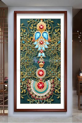 Cung cấp file tranh gốc File tranh hiện đại pha lê gương KF103073 độc quyền