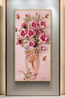 Tải file gốc in lụa File tranh hiện đại pha lê gương KF103107 siêu nét