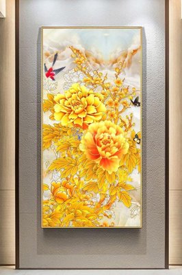 Tải file File tranh hiện đại pha lê gương KF103121 (gốc) chủ đề tâm linh