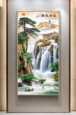 File gốc File tranh hiện đại pha lê gương KF103169 (in lụa) tranh thuận buồm