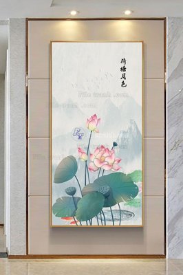 Download file gốc File tranh hiện đại pha lê gương KF103195 (in lụa) nghệ thuật