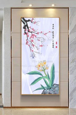 Tải file File tranh hiện đại pha lê gương KF103202 (PSD) cho in tranh 3D