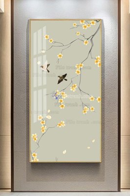 File gốc File tranh hiện đại pha lê gương KF103217 (AI/EPS) cho in ấn