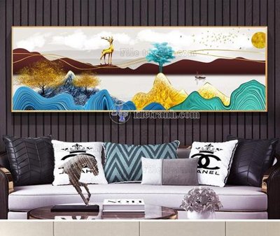 File tranh File tranh hiện đại pha lê gương KF103258 (ảnh gốc) không bị mờ