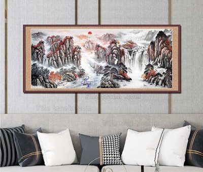 File PSD File tranh hiện đại pha lê gương KF103278 (gốc) cho in quảng cáo