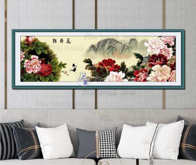 File tranh ảnh gốc File tranh hiện đại pha lê gương KF103302 dùng cho in khổ lớn