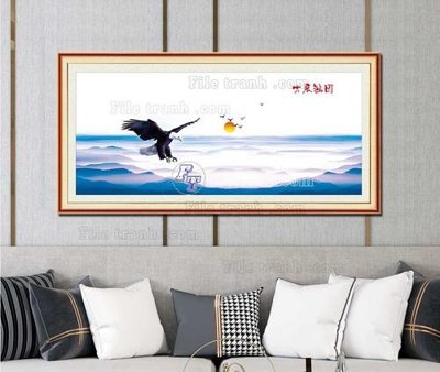 Chi tiết file tranh tráng gương File tranh hiện đại pha lê gương KF103309 (ảnh gốc)