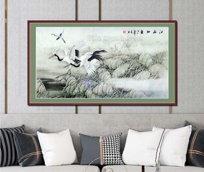 File tranh File tranh hiện đại pha lê gương KF103330 (gốc) chủ đề trừu tượng