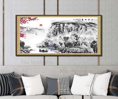 File gốc File tranh hiện đại pha lê gương KF103341 (in lụa) cao cấp