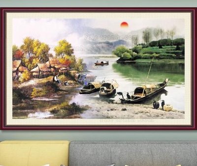 File gốc File tranh hiện đại pha lê gương KF103441 (in mica) làm bảng hiệu