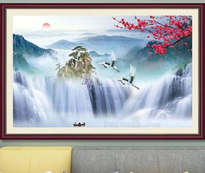 Download file gốc File tranh hiện đại pha lê gương KF103449 (độ nét cao)