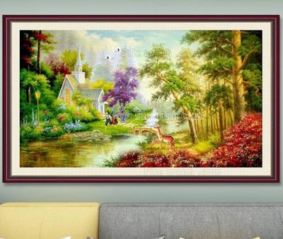 File PSD File tranh hiện đại pha lê gương KF103459 (bản gốc) cho nhà in