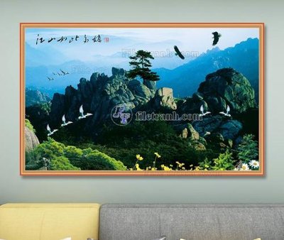 File gốc File tranh hiện đại pha lê gương KF103550 (chủ đề hiện đại) trang trí