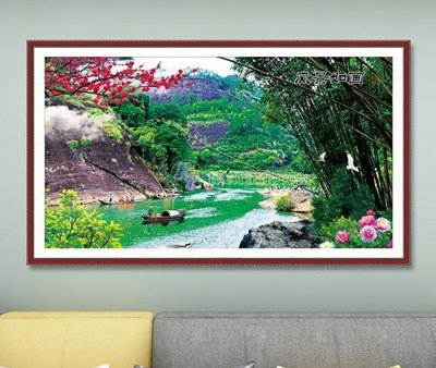 File tranh gốc File tranh hiện đại pha lê gương KF103556 (bản đẹp) độc quyền