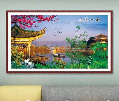 Tải file File tranh hiện đại pha lê gương KF103563 (ảnh gốc) in gạch 3D