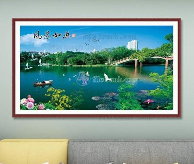 File tranh gốc File tranh hiện đại pha lê gương KF103565 (bản quyền) độc đáo