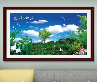 File ảnh File tranh hiện đại pha lê gương KF103577 (gốc) in Hiflex