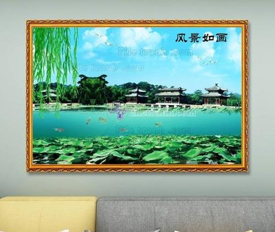 Download file gốc File tranh hiện đại pha lê gương KF103595 (in lụa) nghệ thuật