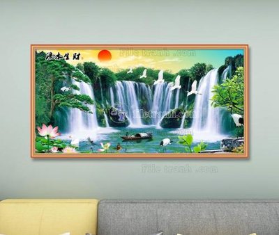 Download file File tranh hiện đại pha lê gương KF103607 (chất lượng in ấn)