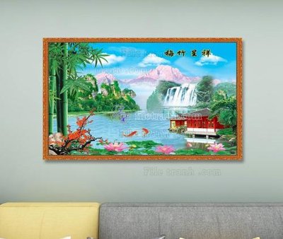 Download file gốc File tranh hiện đại pha lê gương KF103623 (in mica) trang trí