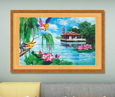 Tải file gốc File tranh hiện đại pha lê gương KF103636 (in bạt) quảng cáo