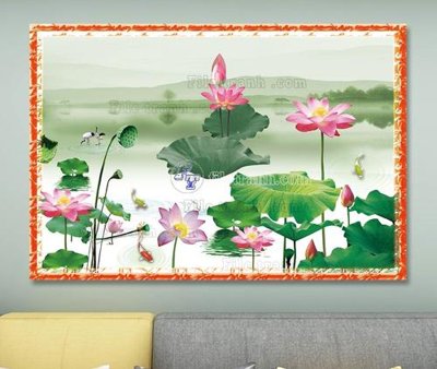 File tranh gốc File tranh hiện đại pha lê gương KF103642 (sắc nét từng chi tiết)