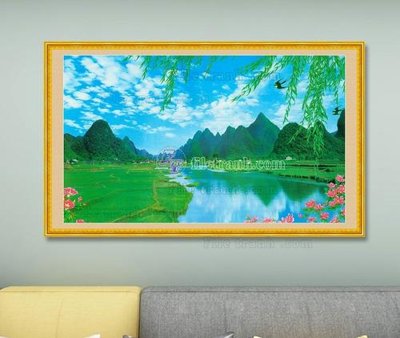 Download file ảnh gốc File tranh hiện đại pha lê gương KF103644 để in ấn