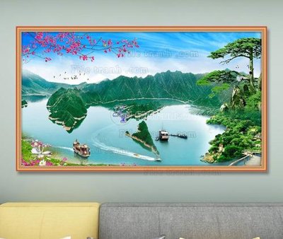 File gốc File tranh hiện đại pha lê gương KF103646 (in ấn) màu sắc trung thực