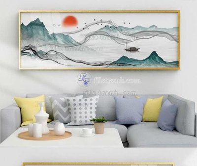 Tải file gốc File tranh hiện đại pha lê gương KF103770 dùng cho in ấn