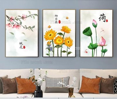 File ảnh File tranh hiện đại pha lê gương KF103818 (gốc) in biển hiệu