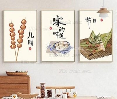 File gốc File tranh hiện đại pha lê gương KF103878 (in tráng gương) hiện đại