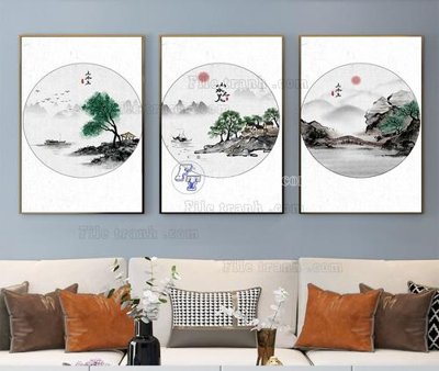 File gốc File tranh hiện đại pha lê gương KF103937 (in mica) làm quà tặng