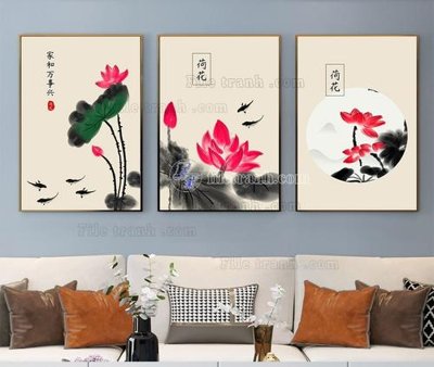 File in mica File tranh hiện đại pha lê gương KF103950 (bản gốc) siêu trong